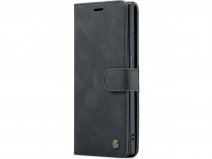 CaseMania 2in1 Magnetic Bookcase Zwart - Samsung Galaxy S25 Edge Hoesje