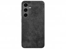 Alcanside Alcantara MagSafe Back Case Space Grey - Samsung Galaxy S25+ hoesje