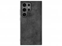 Alcanside Alcantara MagSafe Back Case Space Grey - Samsung Galaxy S25 Ultra hoesje