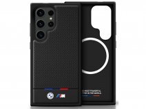 BMW M Perforated Tricolor MagSafe Case - Samsung Galaxy S25 Ultra hoesje