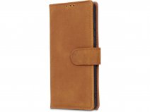 CaseMania Leather Bookcase Cognac - Samsung Galaxy S25 Ultra hoesje