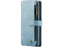 CaseMania Ritsvak Wallet Case Aqua - Samsung Galaxy S25 Ultra Hoesje