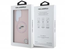 Karl Lagerfeld Ikonik Duo MagSafe Case Roze - Samsung Galaxy S25 Ultra hoesje