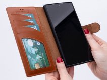 Solidenz Top Grain Wallet Burned Cognac - Samsung Galaxy S25 Ultra Leer