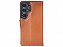 Solidenz Top Grain Wallet Burned Cognac - Samsung Galaxy S25 Ultra Leer