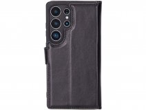 Solidenz Top Grain Wallet Zwart - Samsung Galaxy S25 Ultra Hoesje Leer