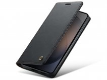 CaseMania Slim Bookcase Zwart - Samsung Galaxy S26 FE hoesje