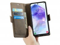 Solidenz 2-in-1 Bookcase MagSafe Bruin - Samsung Galaxy S26 FE Hoesje
