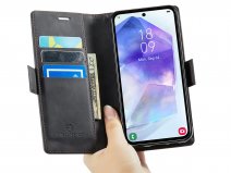 Solidenz 2-in-1 Bookcase MagSafe Zwart - Samsung Galaxy S26 FE Hoesje