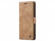 Solidenz Slimfit Bookcase Tan Bruin - Samsung Galaxy S26 FE Hoesje