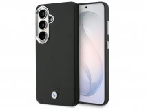 BMW Leather MagSafe Case Zwart - Samsung Galaxy S26 hoesje