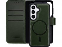CaseMania 2in1 Leather Bookcase Groen - Samsung Galaxy S26 Hoesje Leer
