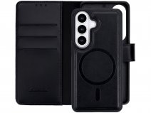 CaseMania 2in1 Leather Bookcase Zwart - Samsung Galaxy S26 Hoesje Leer
