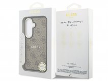 Guess Monogram MagSafe Case Bruin - Samsung Galaxy S26 hoesje