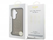 Guess Perforated Logo MagSafe Case Bruin - Samsung Galaxy S26 hoesje