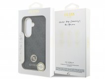 Guess Strass 4G MagSafe Case Grijs - Samsung Galaxy S26 hoesje