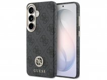 Guess Strass 4G MagSafe Case Grijs - Samsung Galaxy S26 hoesje