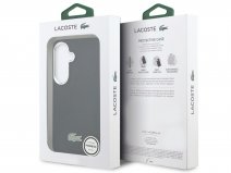 Lacoste Pique MagSafe Case Zwart - Samsung Galaxy S26 hoesje