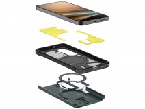 Spigen Tough Armor Case Groen - Samsung Galaxy S26 Hoesje