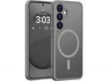 CaseMania Lens Protection Samsung Galaxy S26+ Hoesje Frosted MagSafe Case Grijs