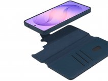 Accezz Leather 2in1 Bookcase MagSafe Donkerblauw - Samsung Galaxy S26 Ultra Hoesje Leer