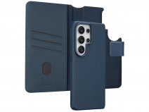 Accezz Leather 2in1 Bookcase MagSafe Donkerblauw - Samsung Galaxy S26 Ultra Hoesje Leer