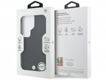 BMW Leather MagSafe Case Zwart - Samsung Galaxy S26 Ultra hoesje