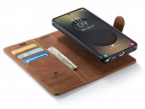 CaseMania 2in1 Bookcase Qi2 Cognac - Samsung Galaxy S26 Ultra Hoesje