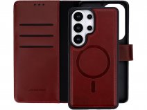 CaseMania 2in1 Leather Bookcase Bordeaux Rood - Samsung Galaxy S26 Ultra Hoesje Leer
