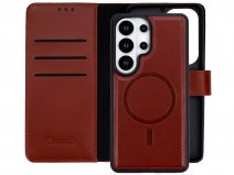 CaseMania 2in1 Leather Bookcase Cognac - Samsung Galaxy S26 Ultra Hoesje Leer