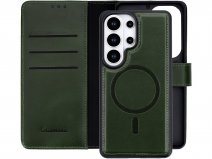CaseMania 2in1 Leather Bookcase Groen - Samsung Galaxy S26 Ultra Hoesje Leer