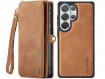 CaseMania 2in1 True Wallet Case Cognac - Samsung Galaxy S26 Ultra Hoesje