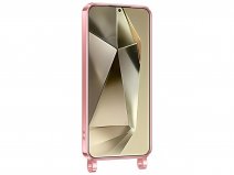 Shiny Crossbody Case Rosé - Samsung Galaxy S26 Ultra hoesje met Koord Qi2 MagSafe