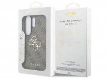 Guess Big 4G Monogram Case Bruin - Samsung Galaxy S26 Ultra hoesje