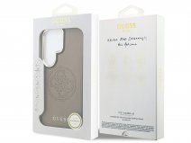 Guess Perforated Logo MagSafe Case Bruin - Samsung Galaxy S26 Ultra hoesje