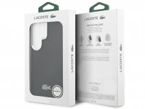 Lacoste Pique MagSafe Case Zwart - Samsung Galaxy S26 Ultra hoesje