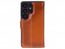 Solidenz Top Grain Wallet Burned Cognac - Samsung Galaxy S26 Ultra Leer