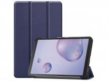 Smart Tri-Fold Bookcase Blauw - Samsung Galaxy Tab A 8.4 2020 Hoesje