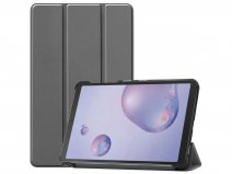 Smart Tri-Fold Bookcase Grijs - Samsung Galaxy Tab A 8.4 2020 Hoesje