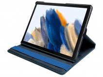 Vintage Draaibare Swivel Stand Case Donkerblauw - Samsung Galaxy Tab A11+ Hoesje