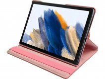 Vintage Draaibare Swivel Stand Case Roze - Samsung Galaxy Tab A11+ Hoesje