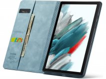 CaseMania Slim Stand Folio Case Aqua - Samsung Galaxy Tab A9+ hoesje