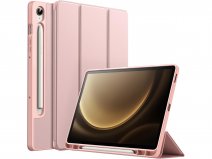 CaseMania Samsung Galaxy Tab S10 FE hoesje Roze - Smart Stand Case met S-Pen Houder