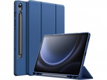 CaseMania Samsung Galaxy S10 FE+ Hoesje Trifold Slim Case Blauw