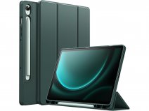 CaseMania Samsung Galaxy Tab S10 Lite hoesje Groen - Smart Stand Case met S-Pen Houder