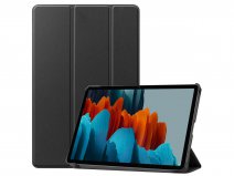 Smart Bookcase Zwart - Samsung Galaxy Tab S7 Hoesje