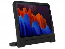 Kidsproof Case Zwart - Samsung Galaxy Tab S7+ Hoesje voor Kinderen
