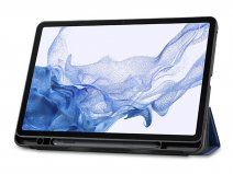 Just in Case Smart Folio Blauw - Samsung Galaxy Tab S8 Hoesje