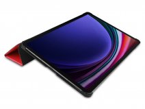 Just in Case Smart Folio Rood - Samsung Galaxy Tab S9 / S9 FE Hoesje