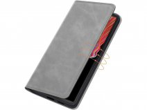 Just in Case Magnetic BookCase Grijs - Samsung Galaxy Xcover 5 hoesje